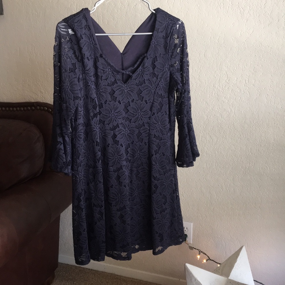Navy blue dress
